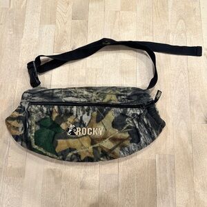 Rocky Green and Brown Camouflage Belt Bag